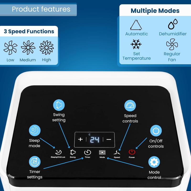 Portable Air Conditioner - 9000 BTU