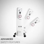 Portable Radiator Electric Heater - Oil Filled