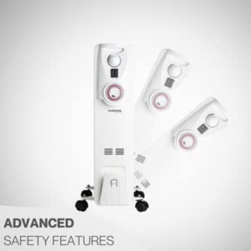 Portable Radiator Electric Heater - Oil Filled