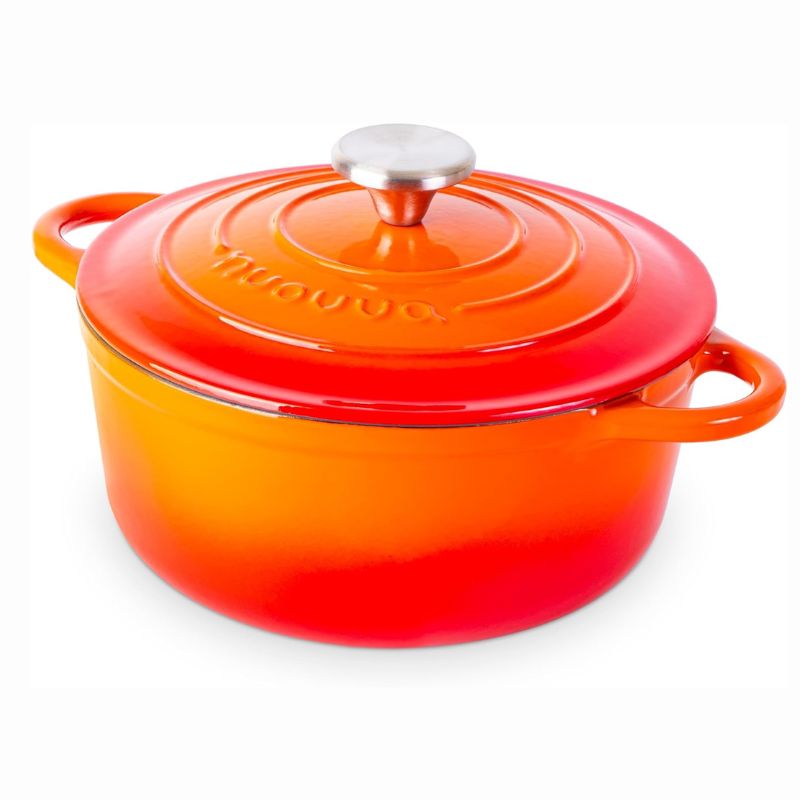 Enamelled Cast Iron Casserole Pot - 22cm - 2.9L (Multiple Colours)