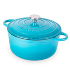 Enamelled Cast Iron Dutch Oven Casserole Pot (Multiple Colours & Sizes)