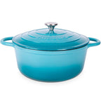 Enamelled Cast Iron Dutch Oven Casserole Pot (Multiple Colours & Sizes)