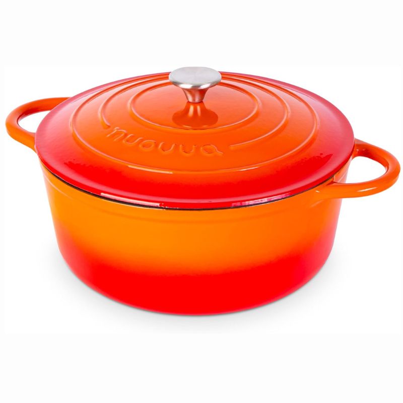Enemalled Cast Iron Dutch Oven, Casserole Pot - 30cm - 6.9L (Multiple Colours)