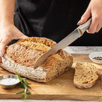 Stainless Steel Knife Set with Hardwood Block (Multiple Quantities: 5pcs, 14pcs), by Nuovva