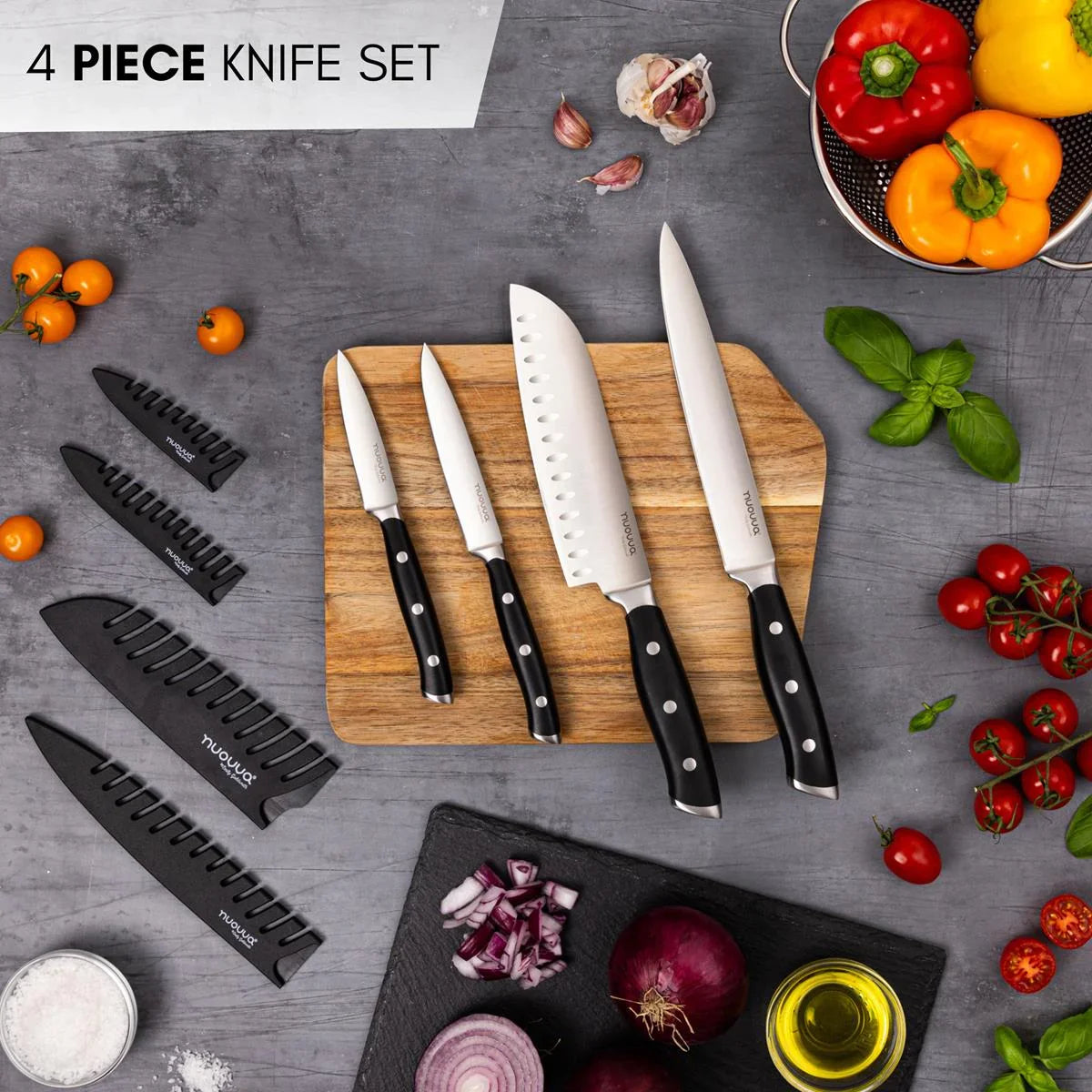 Professional High Carbon Steel Kitchen Single & Sets Knives  (Multiple Variants), by Nuovva