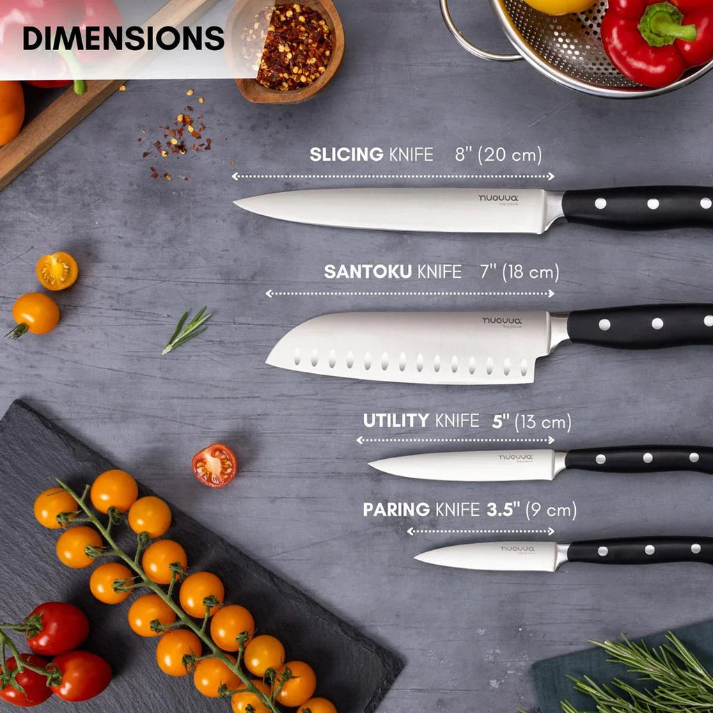 Professional High Carbon Steel Kitchen Single & Sets Knives  (Multiple Variants), by Nuovva