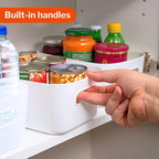 5-Piece Storage Basket Set with Handles (multiple colors)  by Stackzy