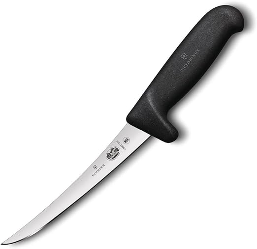 Victorinox Fibrox Boning Knife | Black | 15 cm