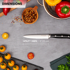 Professional High Carbon Steel Kitchen Knives (Multiple Variants), by Nuovva
