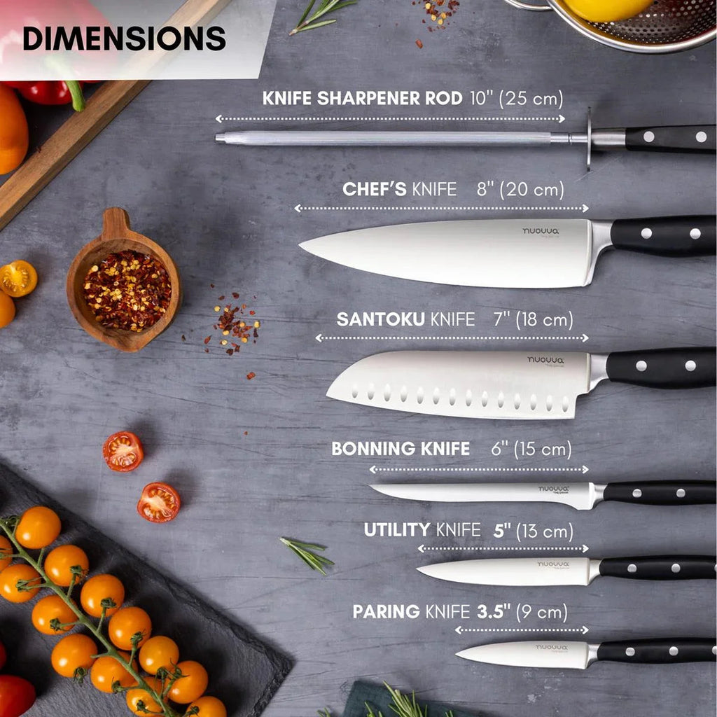 Professional High Carbon Steel Kitchen Single & Sets Knives  (Multiple Variants), by Nuovva