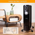 Portable Radiator Electric Heater - Oil Filled