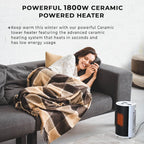 Nuovva Mini Electric Heater Fan, Portable Space Heater