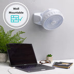 Desk Turbo Fan - White / Black