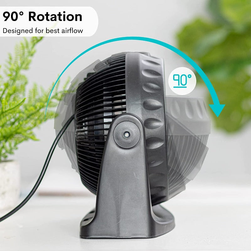 Desk Turbo Fan - White / Black