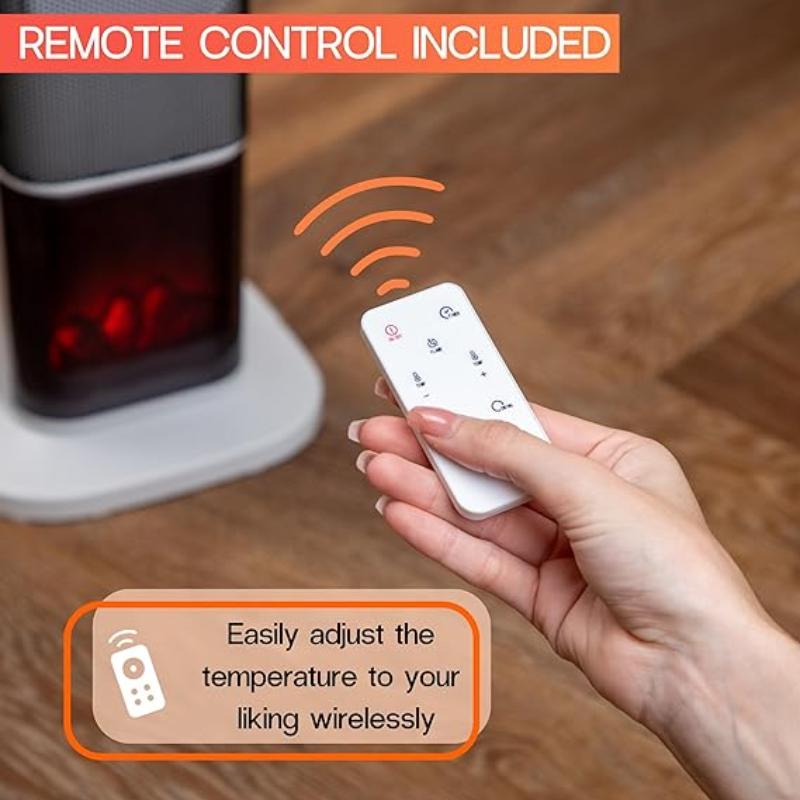 Energy Efficient Electric Heater with  Fireplace Display