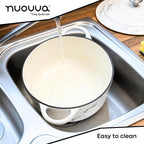 Enamelled Cast Iron Casserole Pot - 28cm - 6L (Multiple Colours Available)