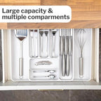 Expandable Cutlery Drawer Organiser Divider (Multiple Colours), by Nuovva