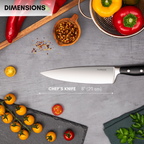 Professional High Carbon Steel Kitchen Knives (Multiple Variants), by Nuovva