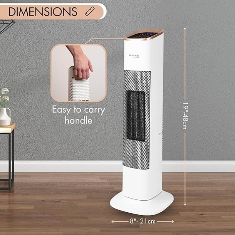 Touchscreen Energy Efficient Electric Heater with Remote Control