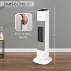 Touchscreen Energy Efficient Electric Heater with Remote Control