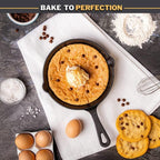 Pre-Seasoned Cast Iron Skillet - 10 inch (25cm)