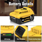 DeWalt Cordless Leaf Blower Kit & Dual 5.0Ah Li-Ion Batteries