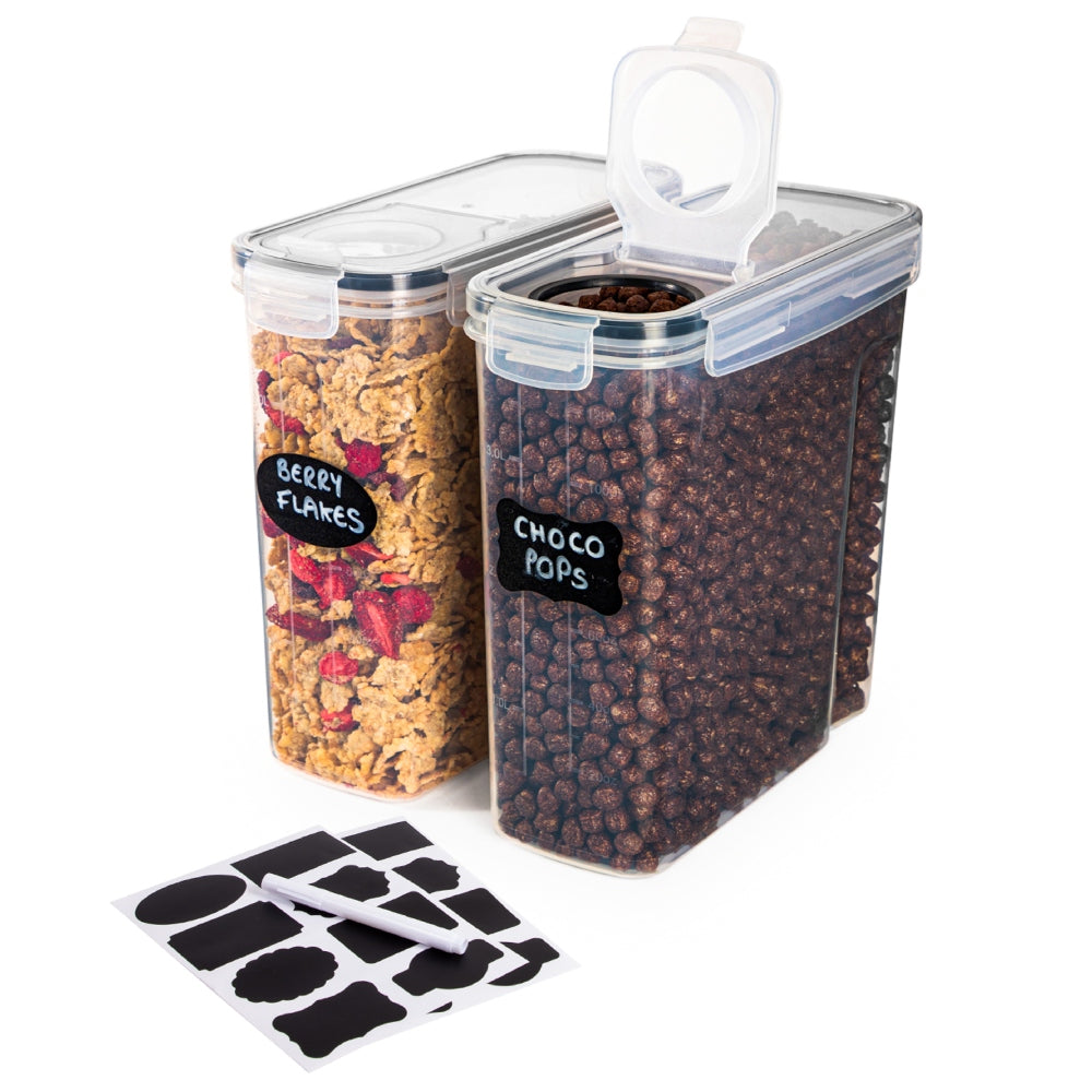 4L Cereal Storage Containers Pantry Organisers (2, 3, 4, 6 & 8 Pieces)