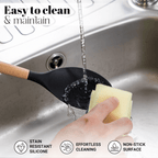 17pcs Kitchen Utensil & Knife Set with Block & Chopping Board (Multiple Colours) - By Nuovva