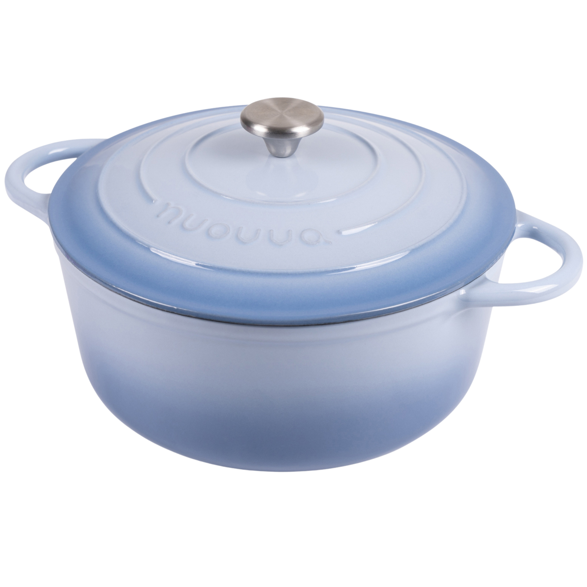 Cast Iron Dutch Oven, Casserole Pot - 28cm, 6L (Multiple Colour - Pastel Shades)