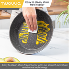 Kitchen Cookware Set with Lids - 8-Pieces (Multiple Colours)