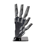 Granite Kitchen Knife Block Set - 5pcs, 17pcs