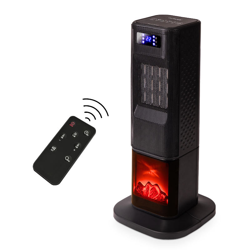 Energy Efficient Electric Heater with  Fireplace Display