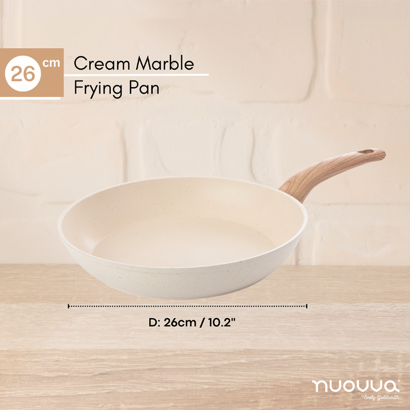 Induction Non-Stick Frying Pan (Multiple Sizes & Multiple Colours), by Nuovva