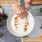 Cream Kitchen Cookware Set with Lids - 8-Pieces