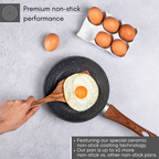 Induction Non-Stick Frying Pan (Multiple Sizes & Multiple Colours), by Nuovva