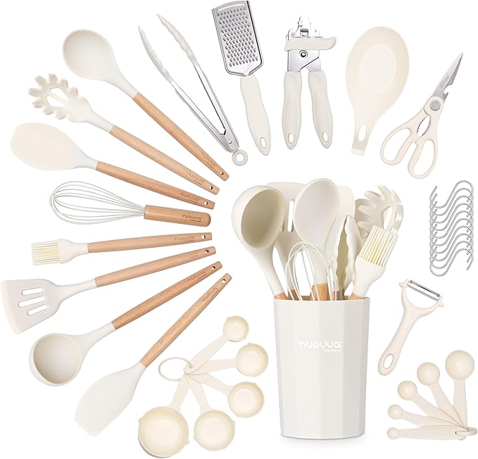 35pcs Kitchen Cooking Utensils Set - Multiple Colours