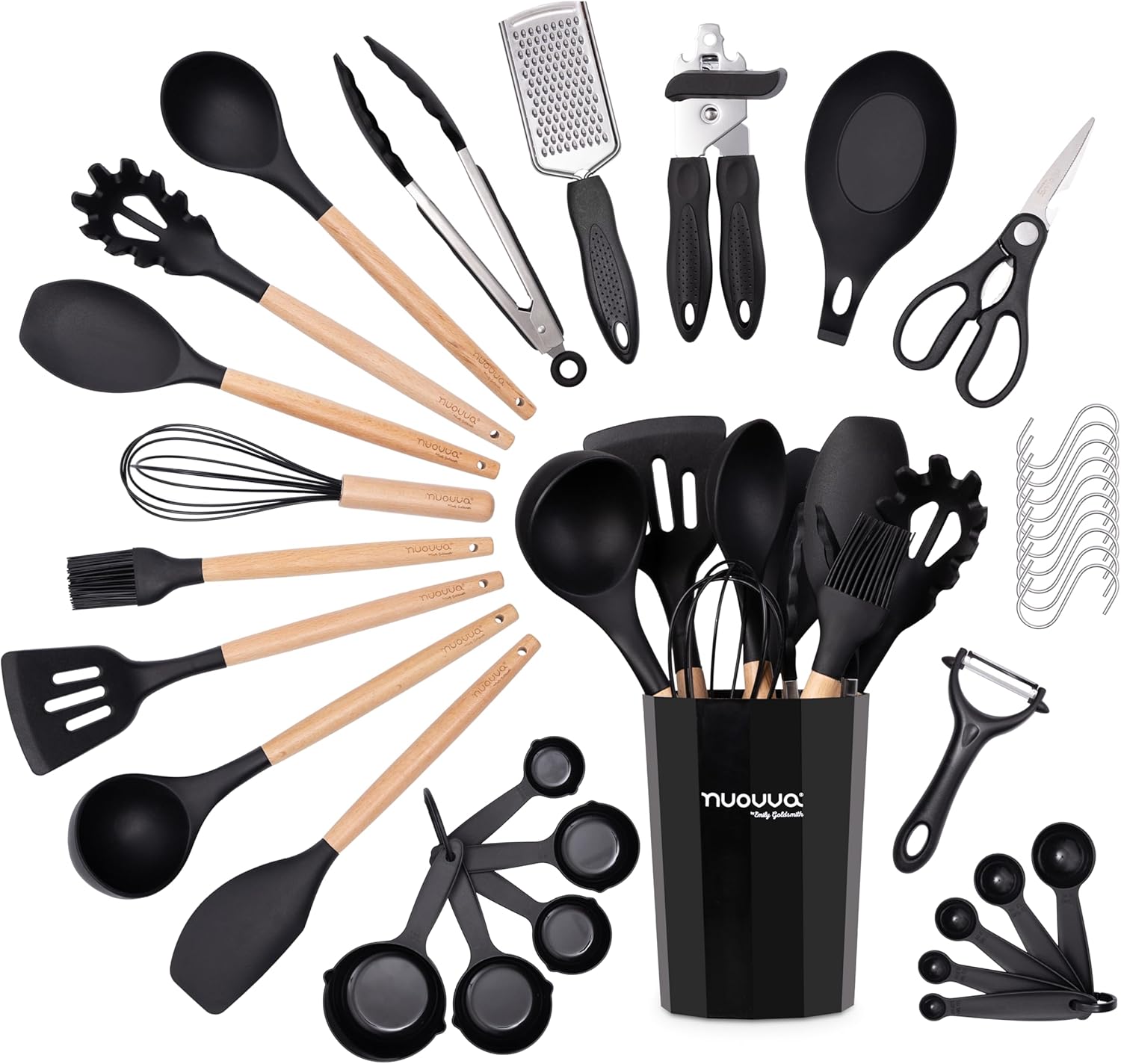 35pcs Kitchen Cooking Utensils Set - Multiple Colours