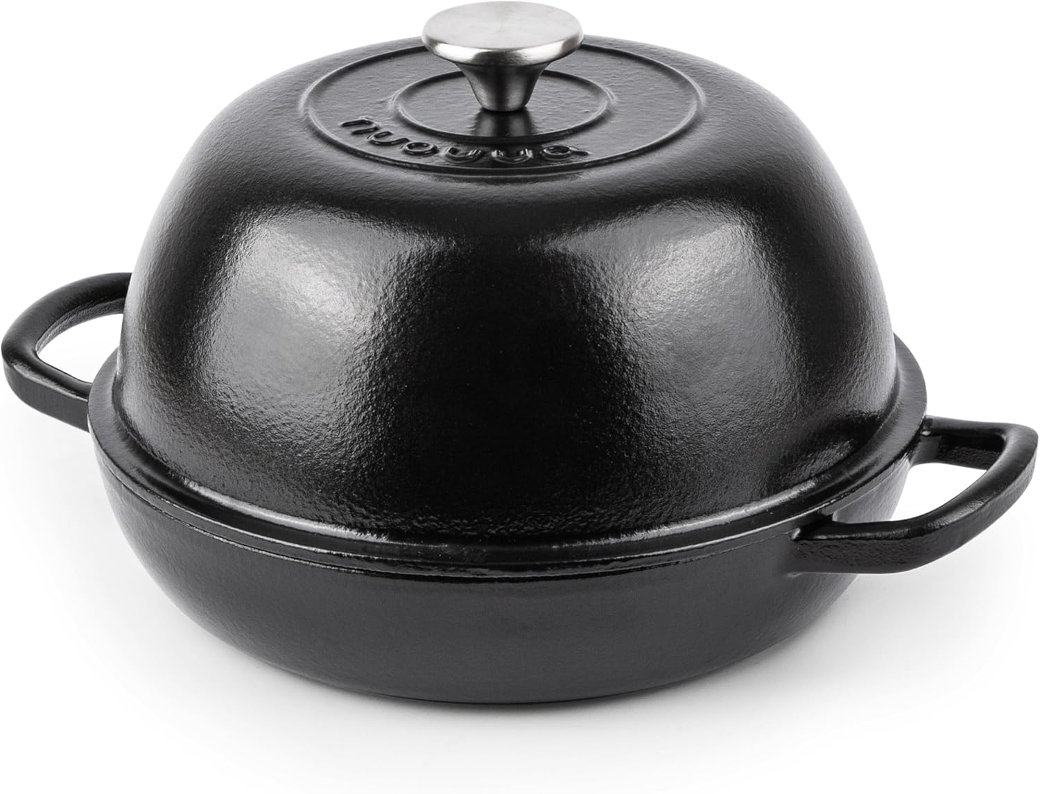 Enamelled Cast Iron Dutch Oven Bread Pot, 5.6 Lite - 26cm (Multiple Colours) by Nuovva