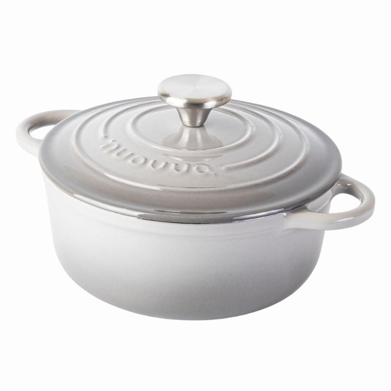 Enamelled Cast Iron Casserole Pot - 20cm - 2L (Multiple Colours)