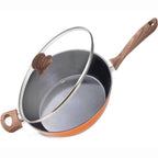 Copper Induction Non-Stick Sauté Pan With Lid – 28cm, by Nuovva