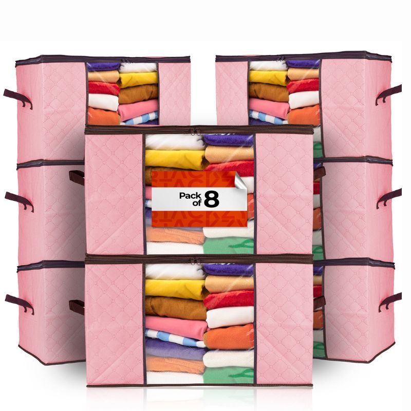 Large Clothes Storage Bag - 90L - Sets of 3 Pcs, 5 Pcs and 8 Pcs, by STACKZY