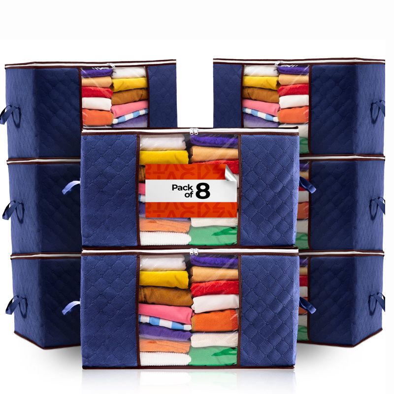 Large Clothes Storage Bag - 90L - Sets of 3 Pcs, 5 Pcs and 8 Pcs, by STACKZY