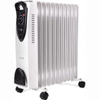 2500W Energy Efficient Electric Heater with 3 Heat Settings - 11 Fin