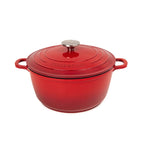 Aluminium Casserole Pot with Lid - 4L - 24cm, (Multiple Colours) by Nuovva