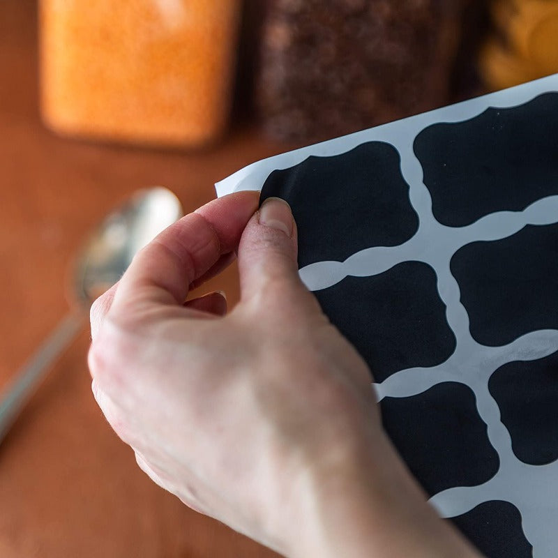 5-Piece Food Storage Containers (Black/White Lid), by Nuovva