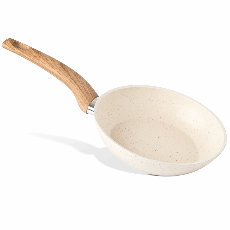 Cream Induction Non-Stick Frying Pan (Multiple Sizes), by Nuovva