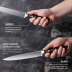 Professional High Carbon Steel Kitchen Knives (Multiple Variants), by Nuovva