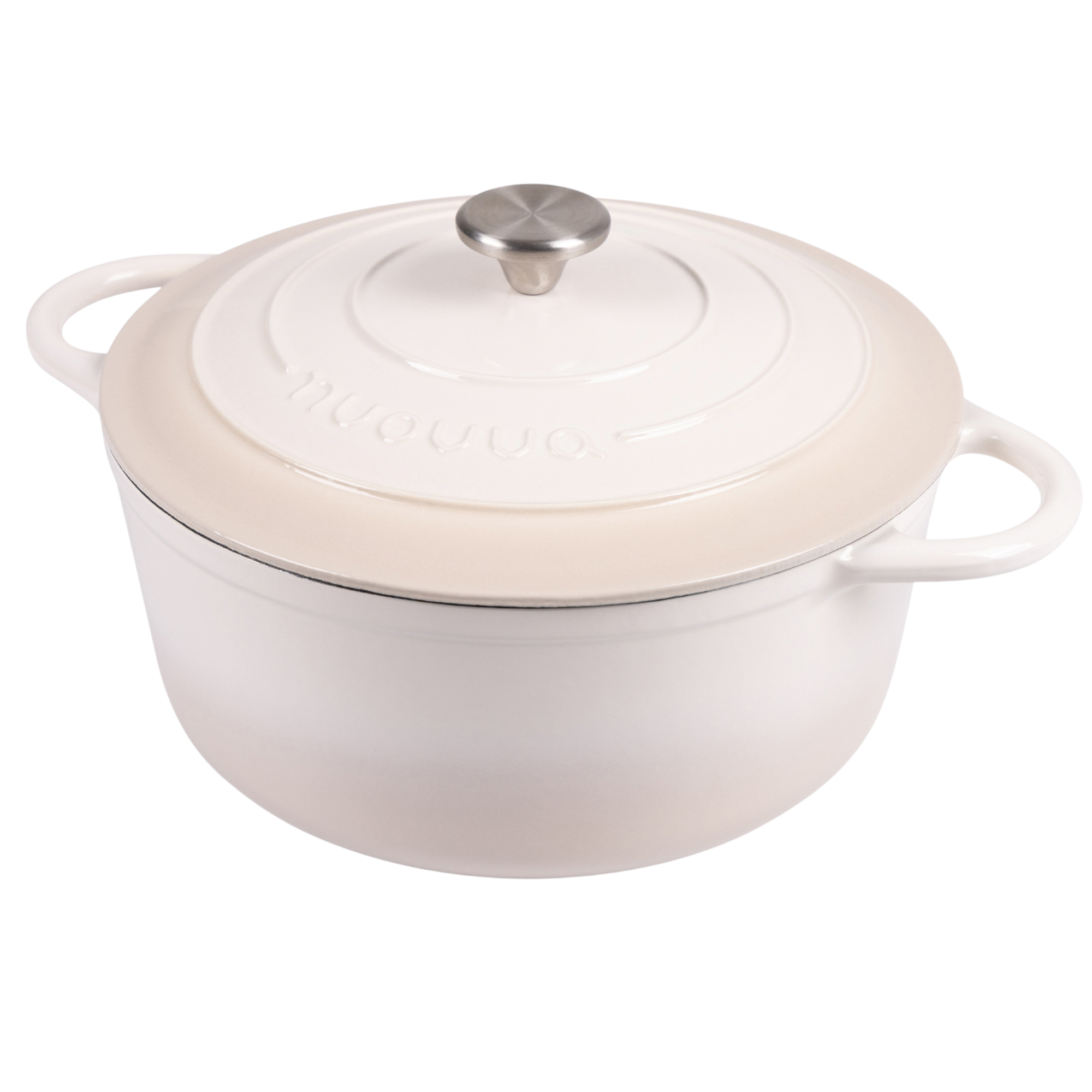 Cast Iron Dutch Oven, Casserole Pot - 28cm, 6L (Multiple Colour - Pastel Shades)