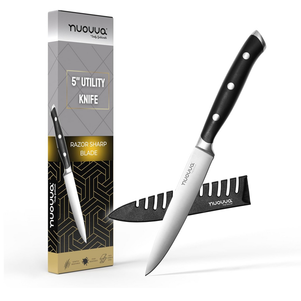 Stainless Steel Kitchen Utility Knife – 5 Inch, by Nuovva