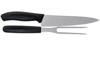 Victorinox Black Swiss Classic Carving Set | 2 Pieces - DPC